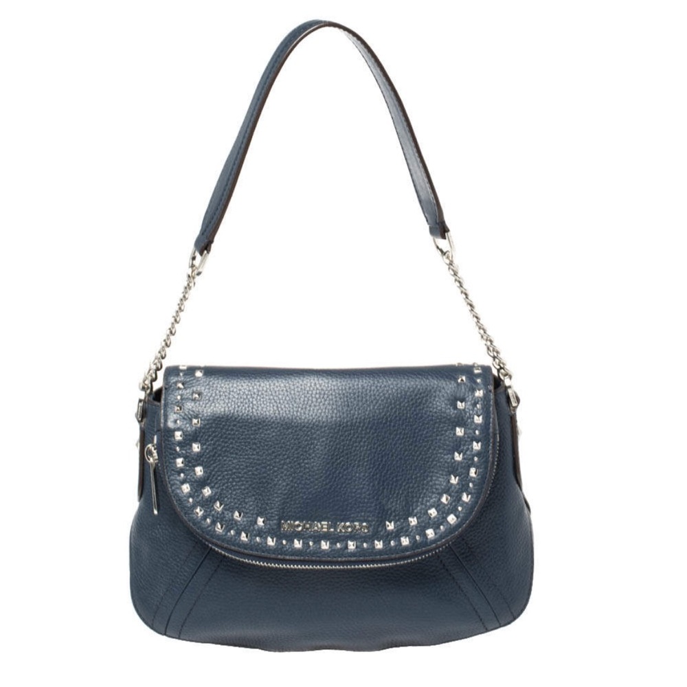 Michael Kors Medium Aria Bedford Leather Convertible Crossbody Bag